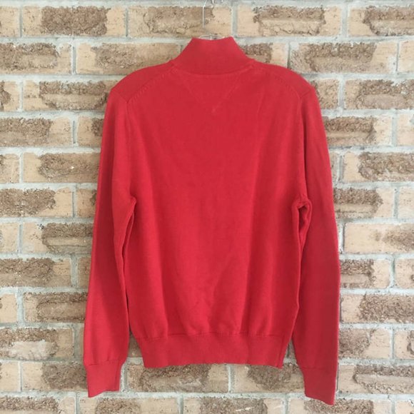 Tommy Hilfiger 78J1107 600 / 78J3765 Cotton Quarter Zipper Sweater NWT - Picture 4 of 7